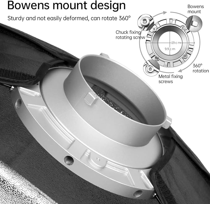Godox FW22x90CM / 9"x36" Bowens Mount Strip Honeycomb Grid Softbox, Portable - Image 3