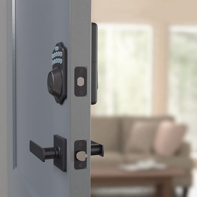 Amazon Basics Traditional Electronic Keypad, Keyless Entry Door Lock Deadbolt - Image 7