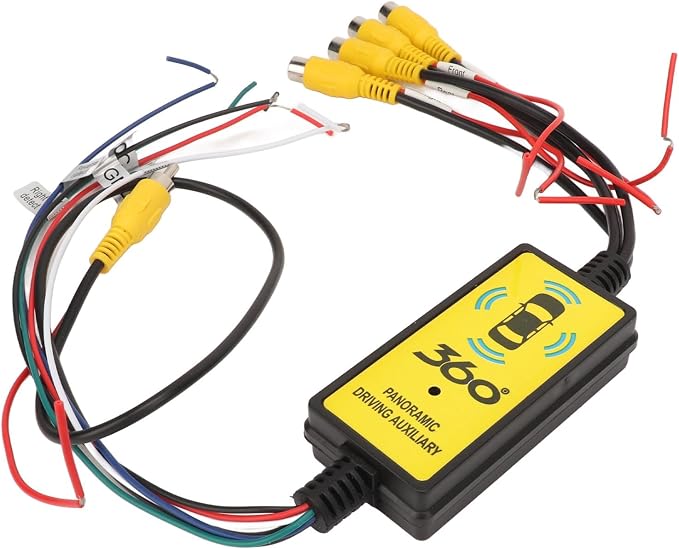 Video Switcher, Intelligent Car Video Switcher Converter, 4 Input 1 Output by Asixxsix