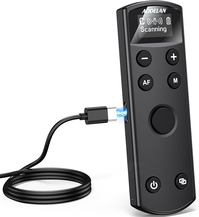 for Canon Rechargeable Wireless Shutter Release, Camera Remote Control by AODELAN