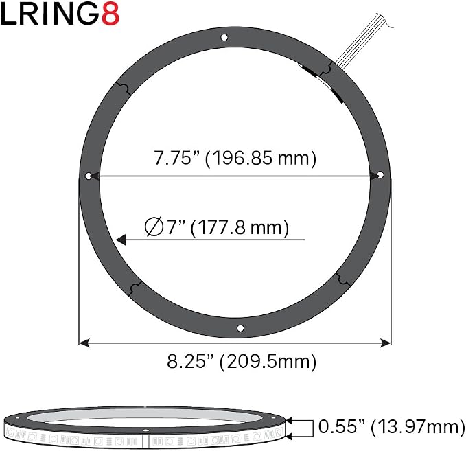 DS18 LRING8 Speaker Grill Ring - Image 3