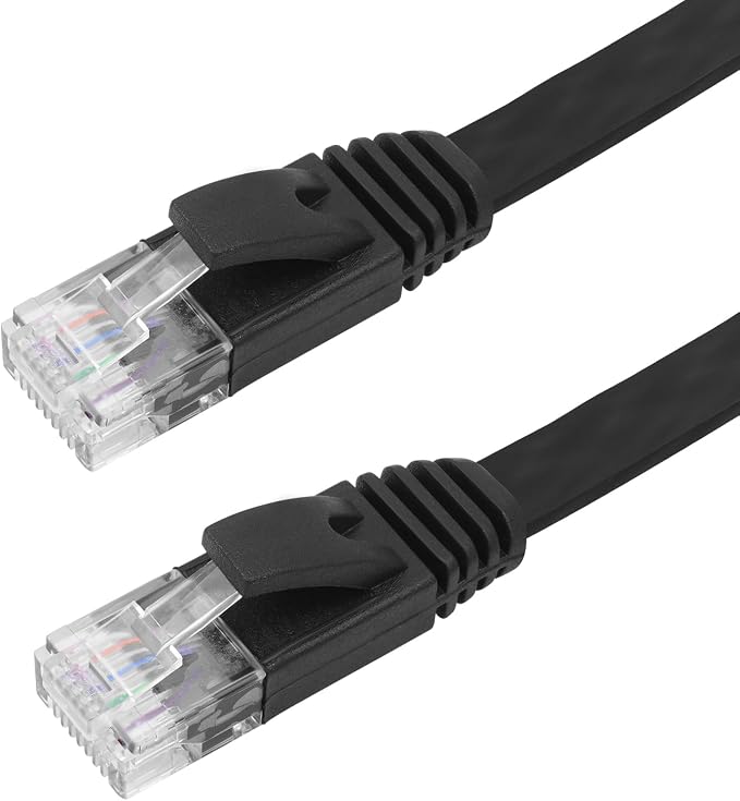 REXUS Retractable Cat 6 Flat Ethernet Network Cable 3.3 FT, 10 Gigabit High - Image 4
