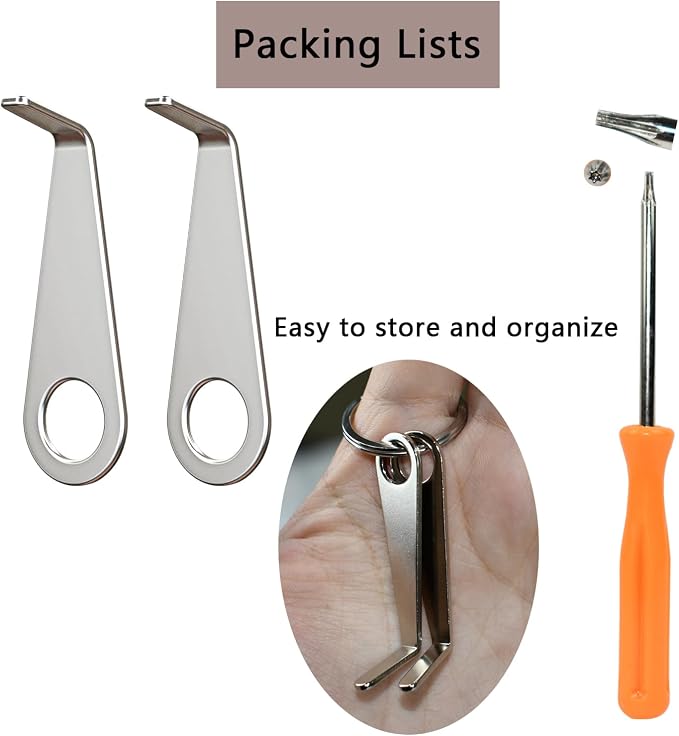 Video Doorbell Key Replacement Tool, Doorbell Screwdriver Replacement Compatible - Image 4