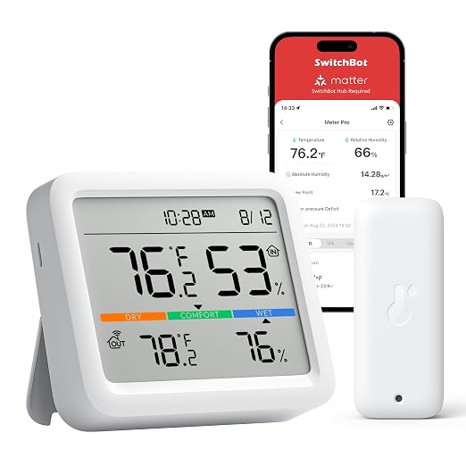 SwitchBot Meter Pro, Digital Hygrometer & Thermometer by SwitchBot
