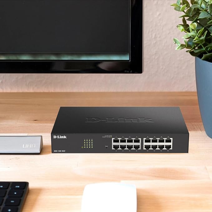D-Link 16-Port Gigabit Smart Managed Ethernet Switch, IGMP Snooping, Sturdy - Image 3