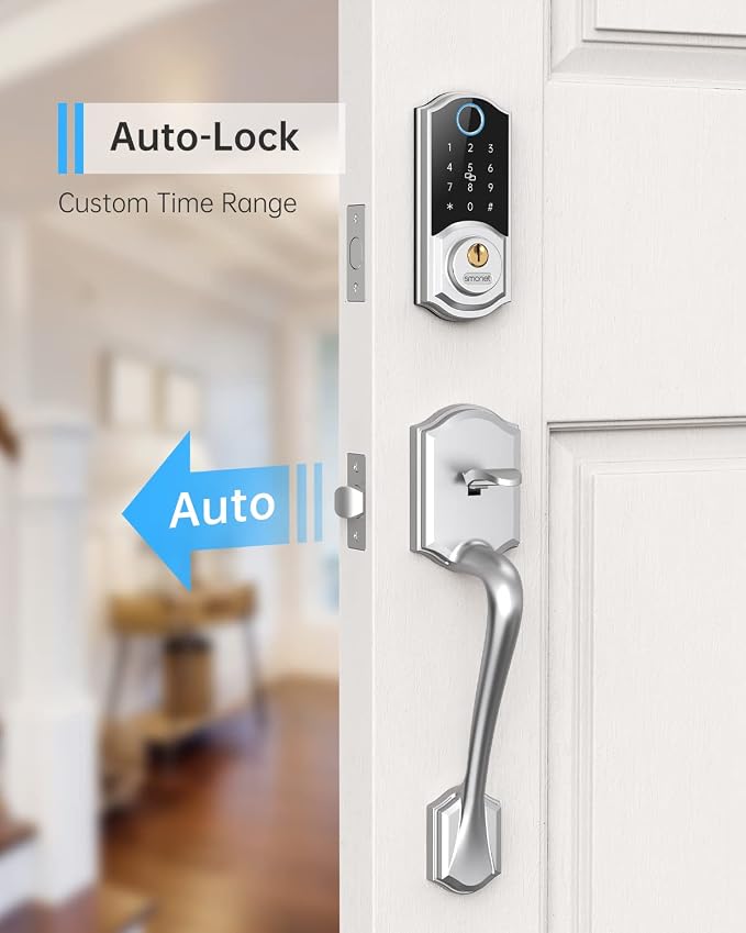 Smart Front Door Lock Set: SMONET Keyless Entry Door Lock - Image 8