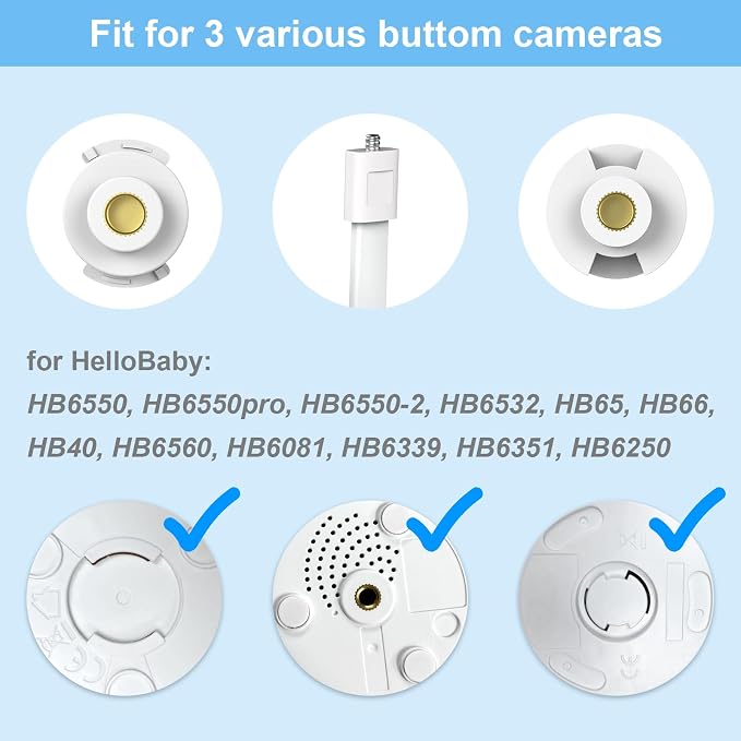 HelloBaby Baby Monitor Mount for HB6550/ Pro/ HB6560/ HB6240/ HB65/ HB6351/ - Image 5