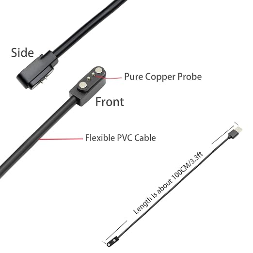 Charger Compatible with VeryFitPro, and YAMAY Smartwatches Including Models - Image 2