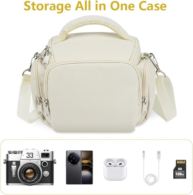 Ainiv DSLR Camera Bag, Waterproof Anti-Shock SLR Camera Case, Large Adjustable - Image 6