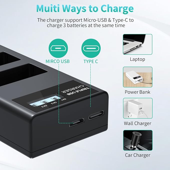 LP LP-E17 Battery and Charger Set, Rebel T8i, EOS M3, EOS 200D - Image 5