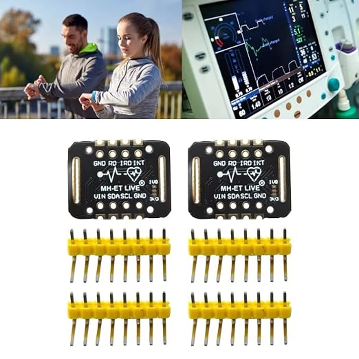 Heart Rate Sensor Module MAX30102 Pulse Detection Blood Oxygen Concentration - Image 2
