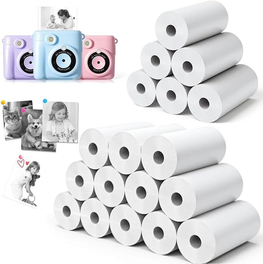 18 Rolls Kids Camera Paper Roll Refill Compatible by Unknown