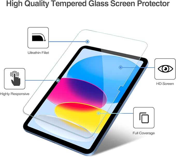 ProCase Screen Protector for iPad A16 2025 11th/10th 2022 Generation, 2 - Image 7
