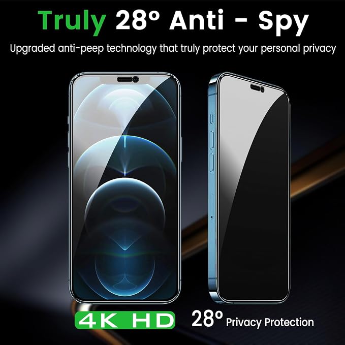 Romkasi 3 Pack Privacy Screen Protector - Image 4