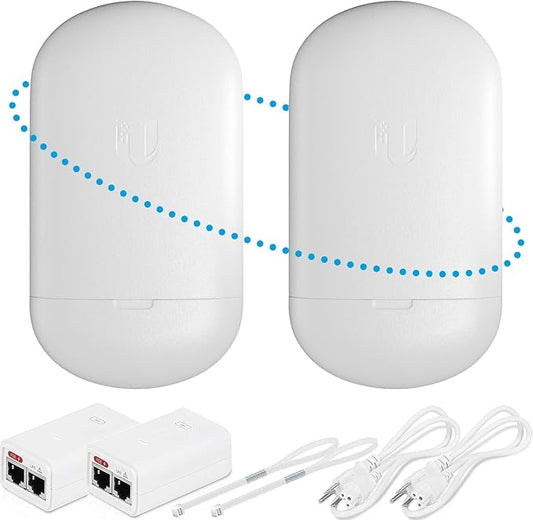 Wireless Bridge LOCO5AC Pre-Configured Bundle of 2, Point to Point Wi-Fi Bridge by Unknown