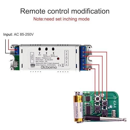 WiFi Smart AC Motor Switch, Remote Control - Image 5