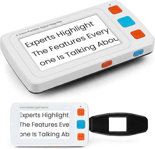 4.3" Digital Video Magnifier, 4X-32X Zoom Aid by Unknown