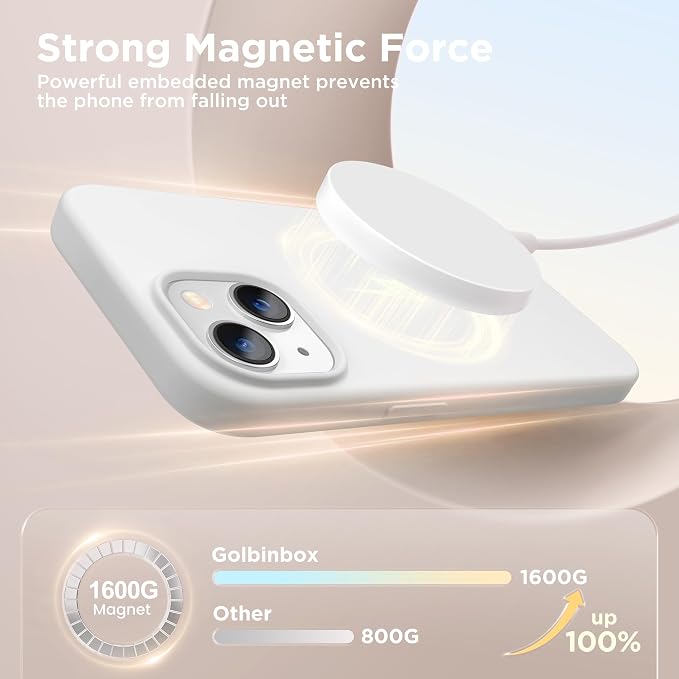 GolbinBox Magnetic for iPhone 13 Case & iPhone 14 Case, Compatible - Image 3