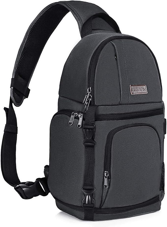 MOSISO Camera Sling Bag, DSLR/SLR/Mirrorless Camera Backpack Case Shockproof by MOSISO