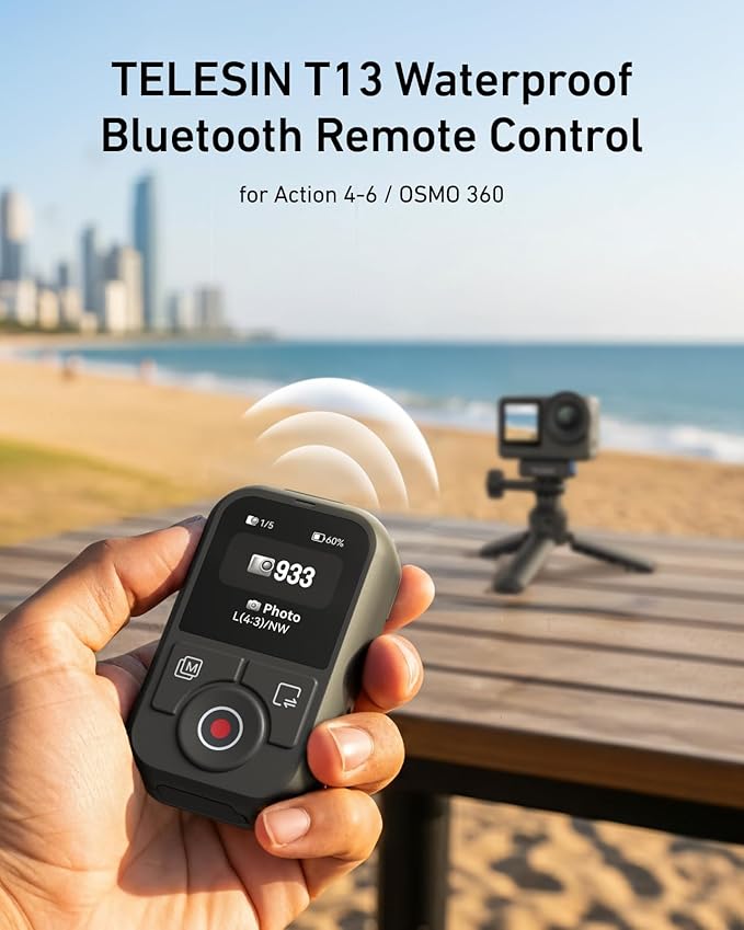 TELESIN T13 Bluetooth Waterproof Remote - Image 2