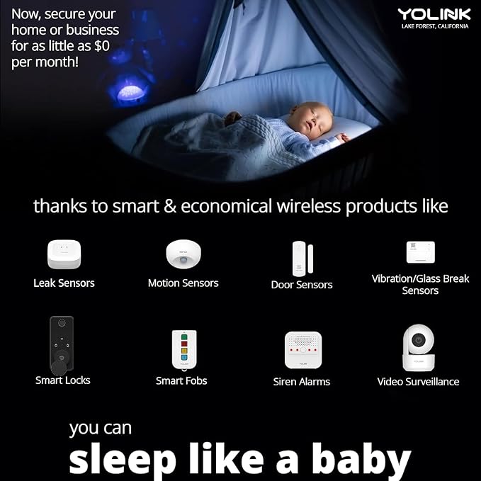 YoLink Hub and Outdoor Security Siren & Smart Alarm Controller Kit - Image 8
