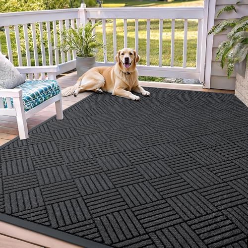 OLANLY Front Door Mat Outside Entrance 71x47, Waterproof Heavy-Duty Doormat by OLANLY