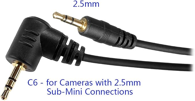 PHOLSY 2.5mm C6 Off-Camera Remote Cable Compatible - Image 2
