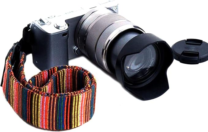 Camera Strap Canvas Multicolor Shoulder Strap - Image 7