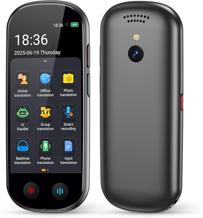 Language Translator Device No WiFi Needed, AI Translator by Simbago