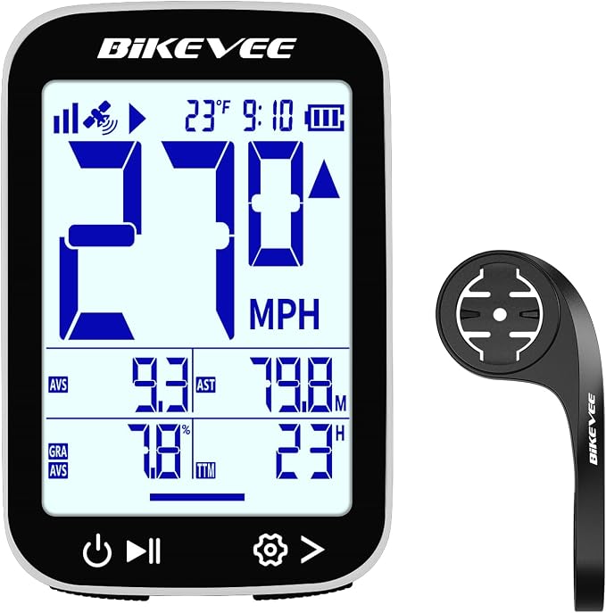 GPS Bike Computer Wireless Cycling Computer by Bikevee