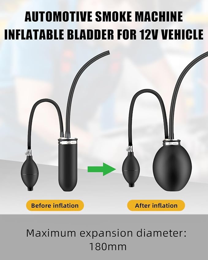 Universal Easy Intake Adapter for Smoke Machine Automotive, Inflatable Air - Image 3