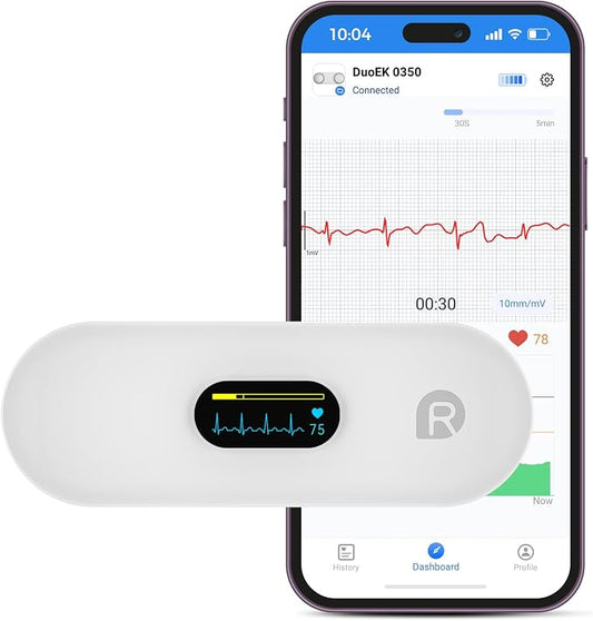 Portable Heart Rate Monitor, Wireless Home Use Heart Rhythm Tracker, Heart by OVIIN