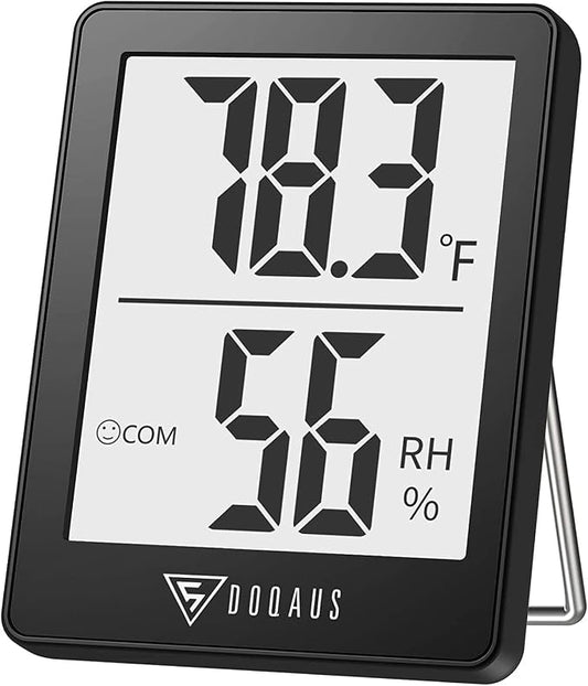 DOQAUS Digital Hygrometer Indoor Thermometer Humidity Meter Room Thermometer by DOQAUS