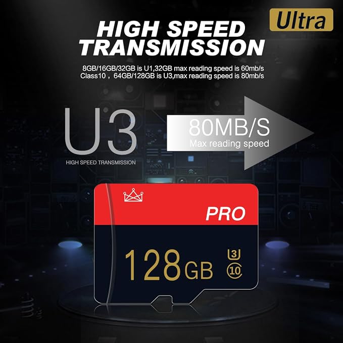 2 Pack Micro Memory Card 128GB Class 10 - Image 2