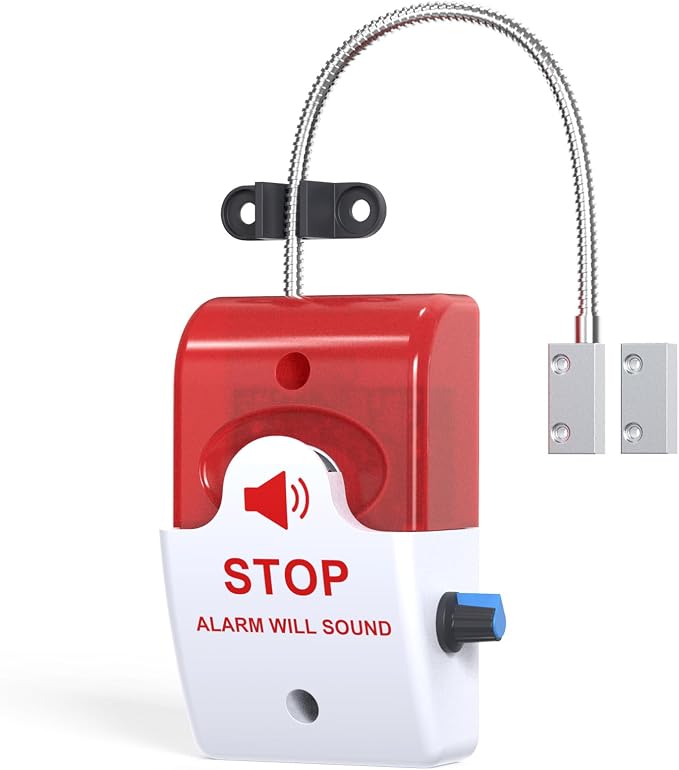 Exit Door Alarm with 110dB Siren, Emergency Exit Security Device, Easy by ExpandPowerToolLinewithPOWHAZY