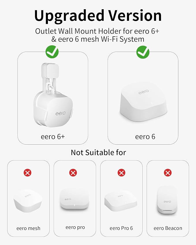 COOLWUFAN Outlet Wall Mount Holder - Image 2