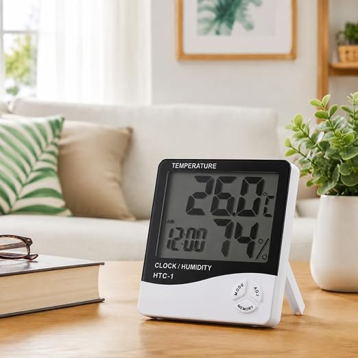 Digital Hygrometer & Thermometer – Indoor Temperature and Humidity Monitor - Image 4