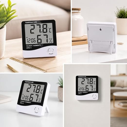 Digital Hygrometer & Thermometer – Indoor Temperature and Humidity Monitor - Image 6