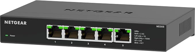 NETGEAR 5-Port 2.5G Multi-Gigabit Ethernet Unmanaged Network Switch - by NETGEAR