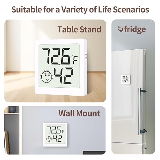 Mini Humidity Meter Hygrometer 12 Pack Room Thermometer Indoor Digital - Image 2
