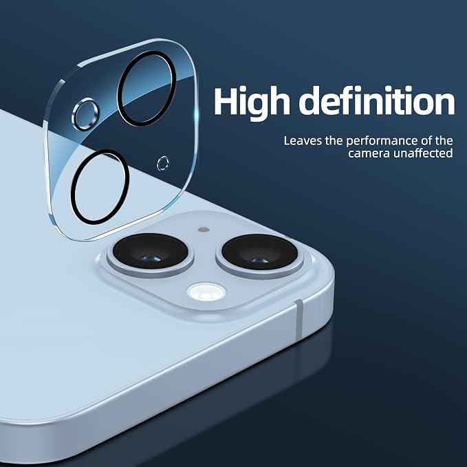 NEW'C 3x for iPhone 14 Plus Screen Protector+ 3x Camera Lens Protector - Image 4
