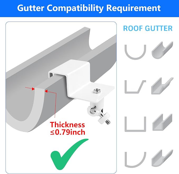 2Pack Gutter Mount Compatible - Image 4