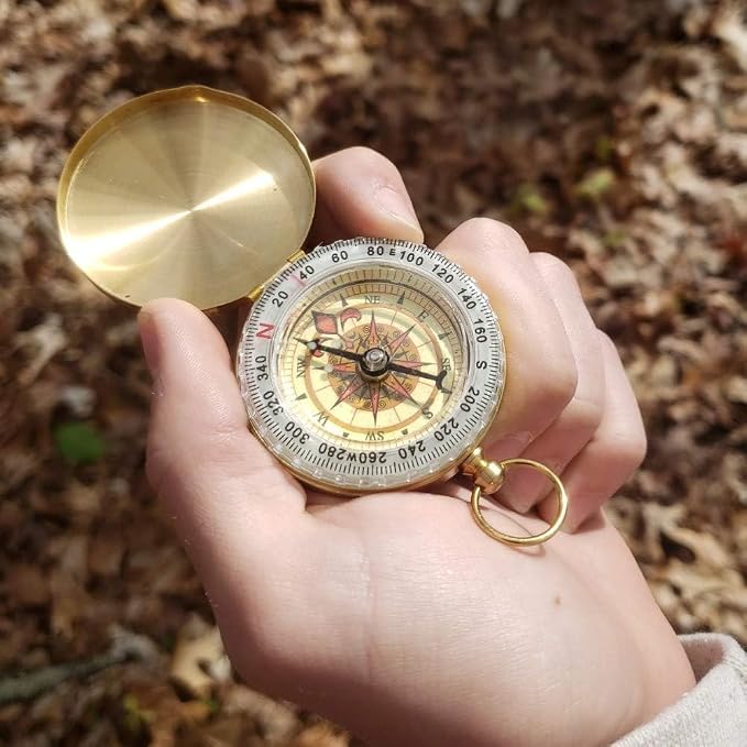 Camping Survival Compass Metal Compass Kids Compass - Image 5