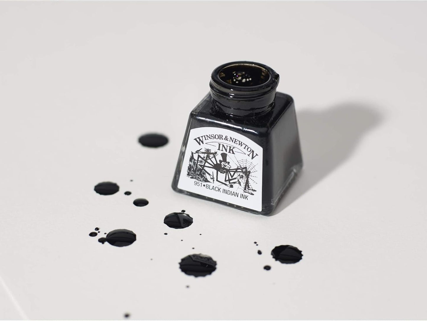 Winsor & Newton Drawing Ink, 14ml Bottle, Brilliant Green