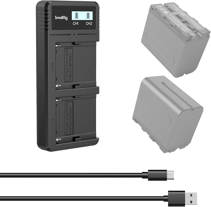 SmallRig Fast Charger Dual USB Charger by SmallRig