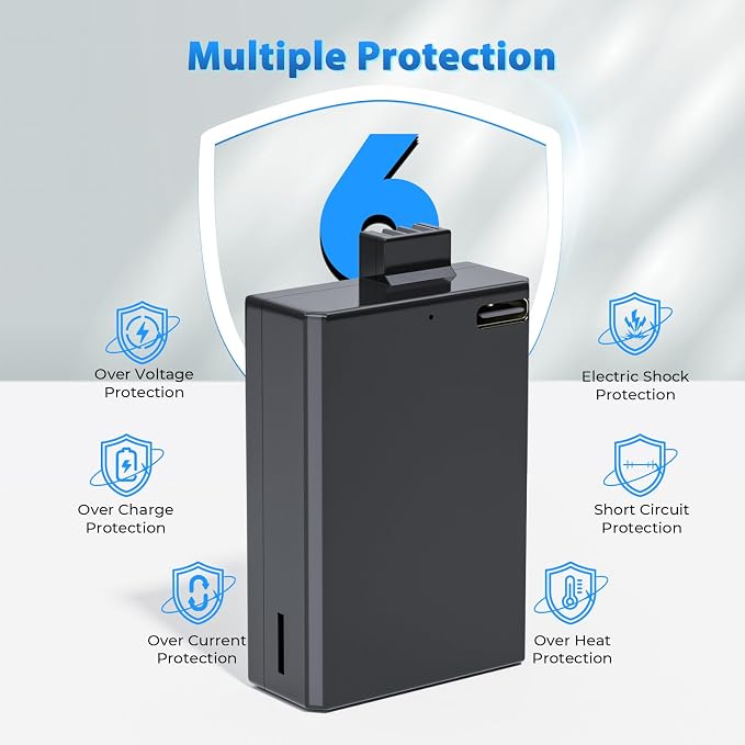 LP LP-E5 Battery 2-Pack 1400mAh USB-C Fast Charging - Image 6