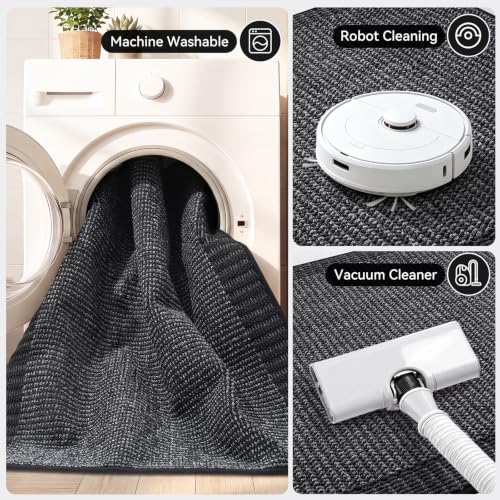 2x6 Hallway Kitchen Runner Rug Non Slip Washable - Image 5
