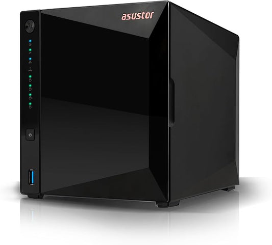 Asustor Drivestor 4 Pro Gen2 AS3304T v2, 4 Bay NAS, 1.7GHz Quad-Core, 2GB RAM by Asustor