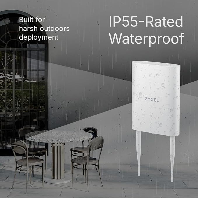Zyxel WiFi 7 Wireless Access Point | BE5100 | Outdoor IP55 Protection | 2.5Gb - Image 4