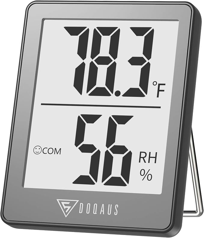 DOQAUS Digital Hygrometer Indoor Thermometer Room Thermometer by DOQAUS